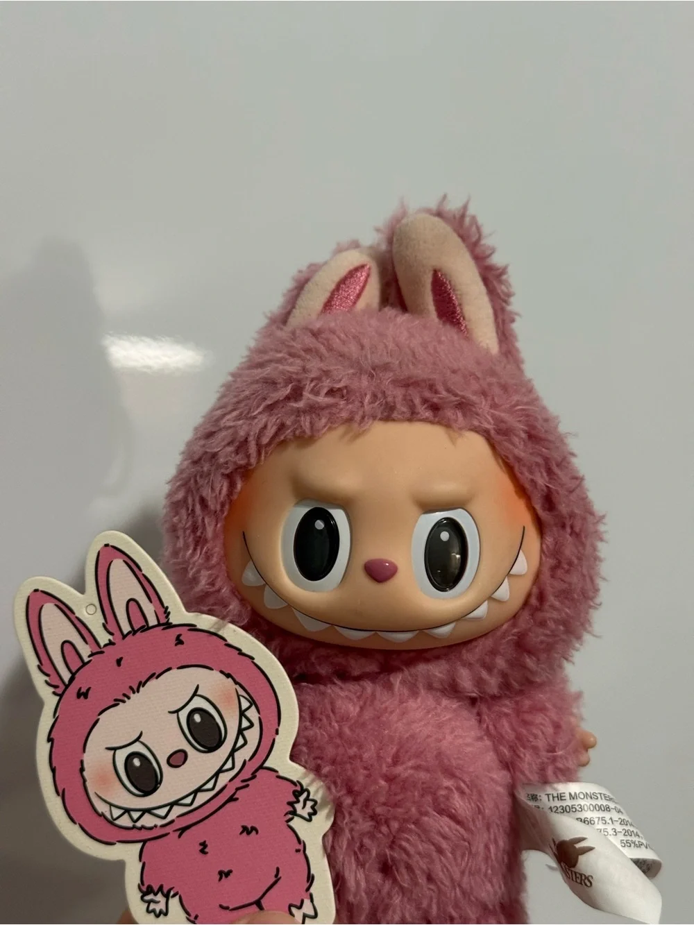 Pop Mart Labubu THE MONSTERS Exciting Macaron Vinyl Face 'Lychee Berry' - Picture 2 of 7